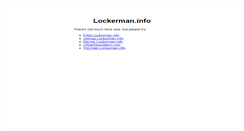 Desktop Screenshot of lockerman.info
